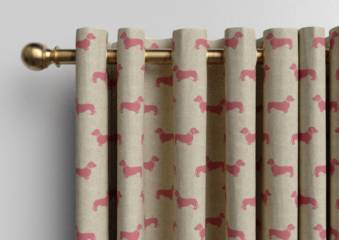 Emily Bond Peggy, Raspberry - Made to Measure Curtains - Image 12